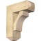 Ekena Millwork Westlake Craftsman Rough Sawn Bracket w/ Offset Brace, Douglas Fir, 8"W x 20"D x 24"H BKT0806X20X24WTL04RDF - alternate 1
